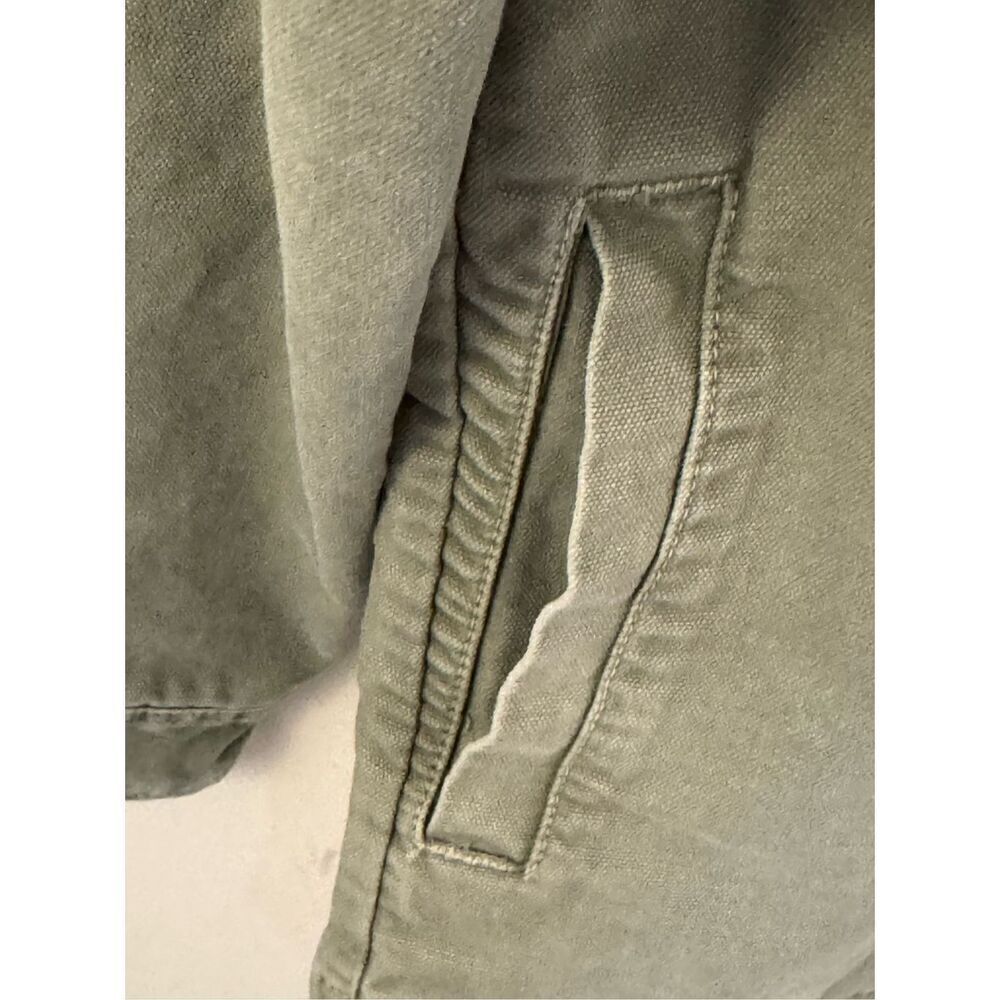 Zara Green Cotton Military Jacket M - Picture 6 of 7